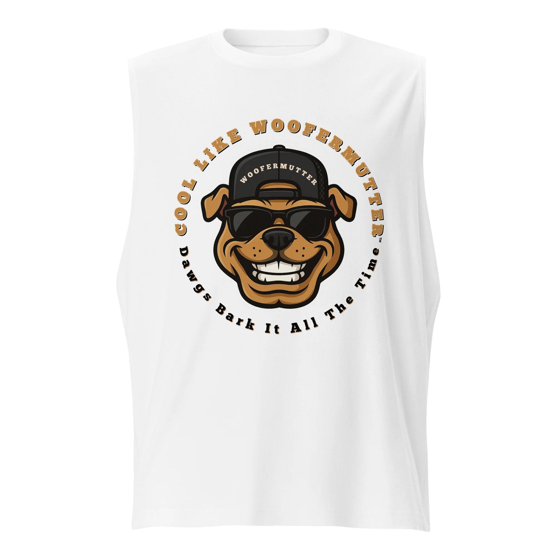 Bulldog WooferMutter™ Unisex Muscle Shirt product image (5)