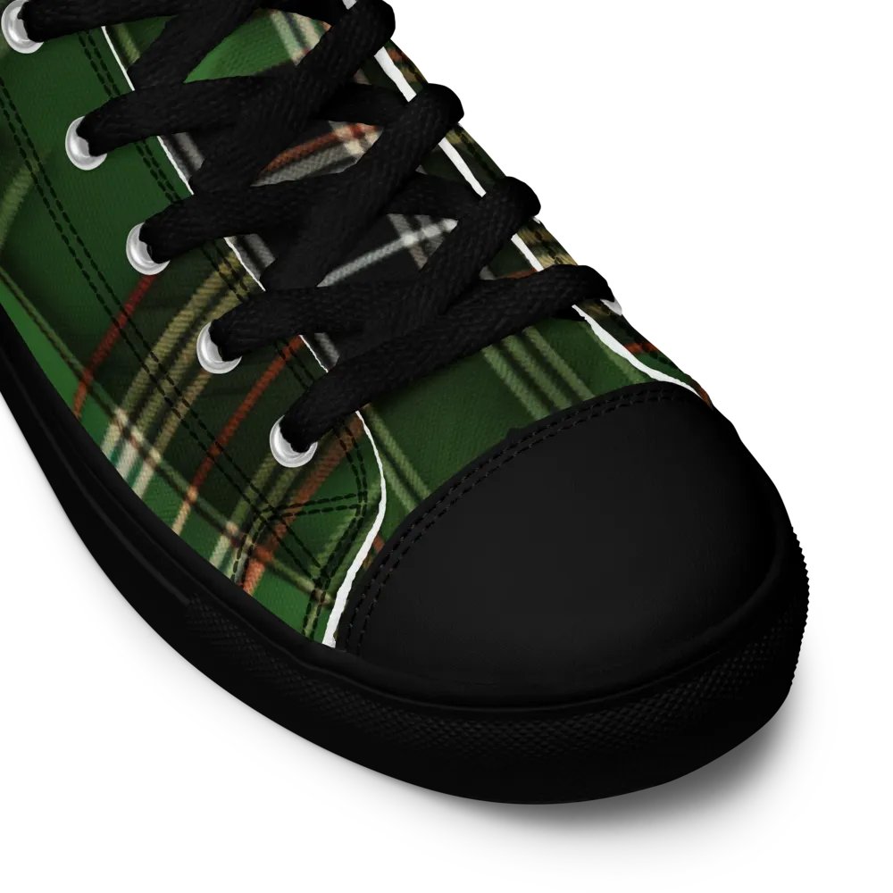 Green Tartan Shoes - Men's High Tops product image (9)
