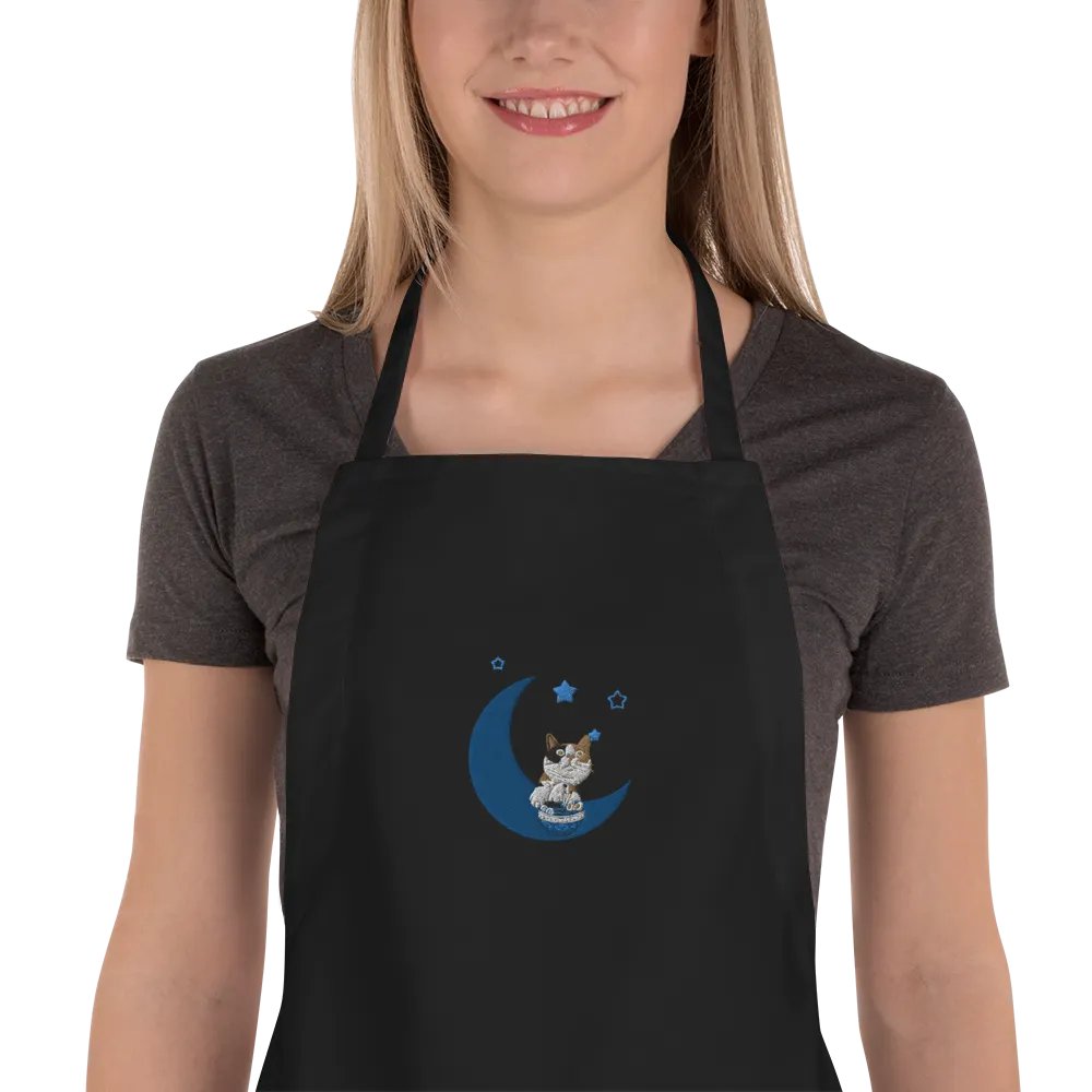 Ramen Cat Embroidered Apron product image (1)