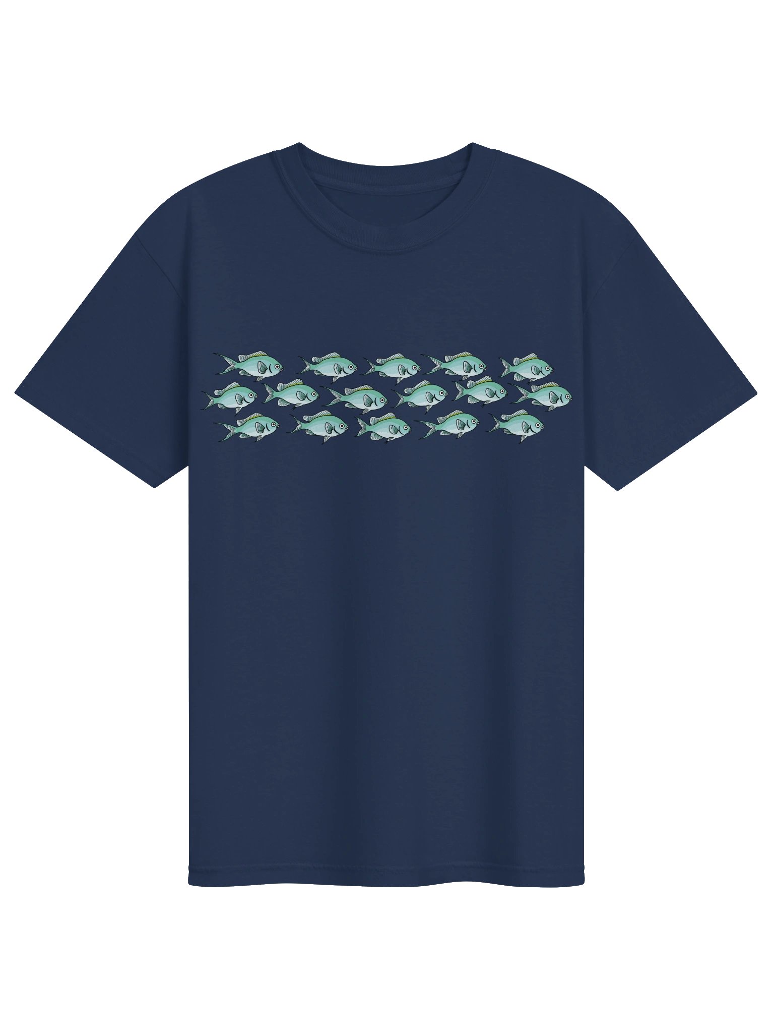 A School of Green Chromis T-Shirt for Reef Aquarium Lovers product image (5)