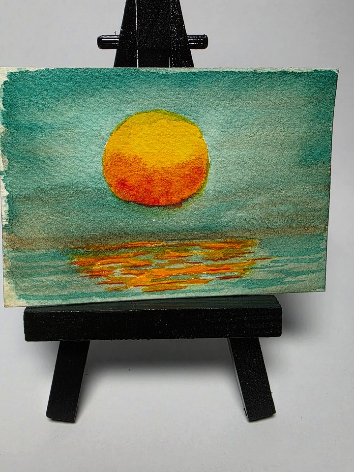 ACEO - Original - Orange Globe product image (2)