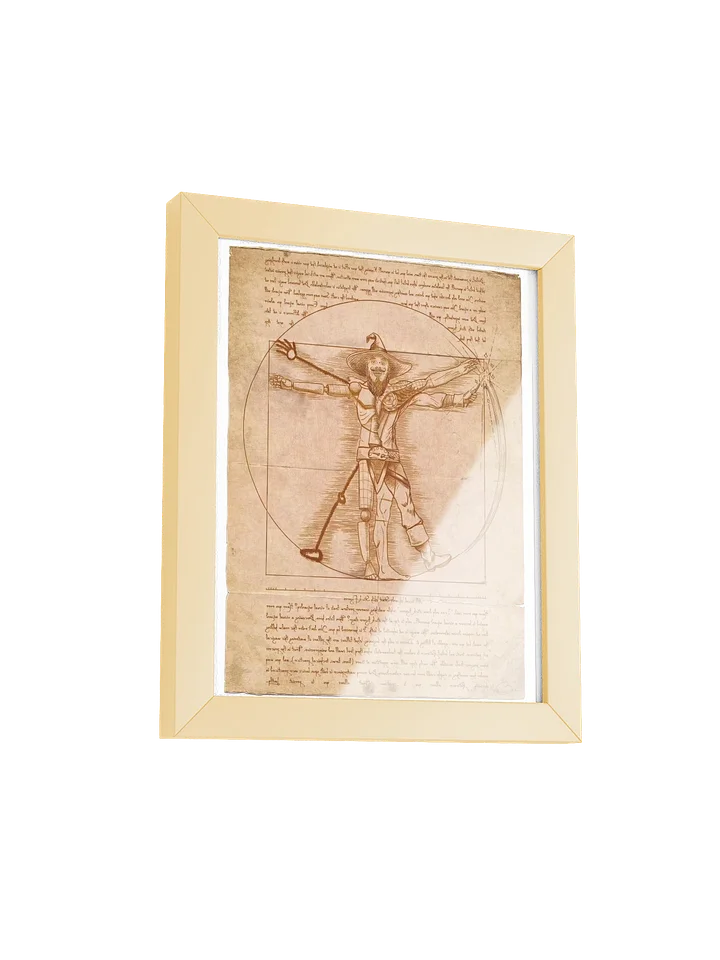 All Visual Wizards Start with Stick Figures | Framed Print product image (2)