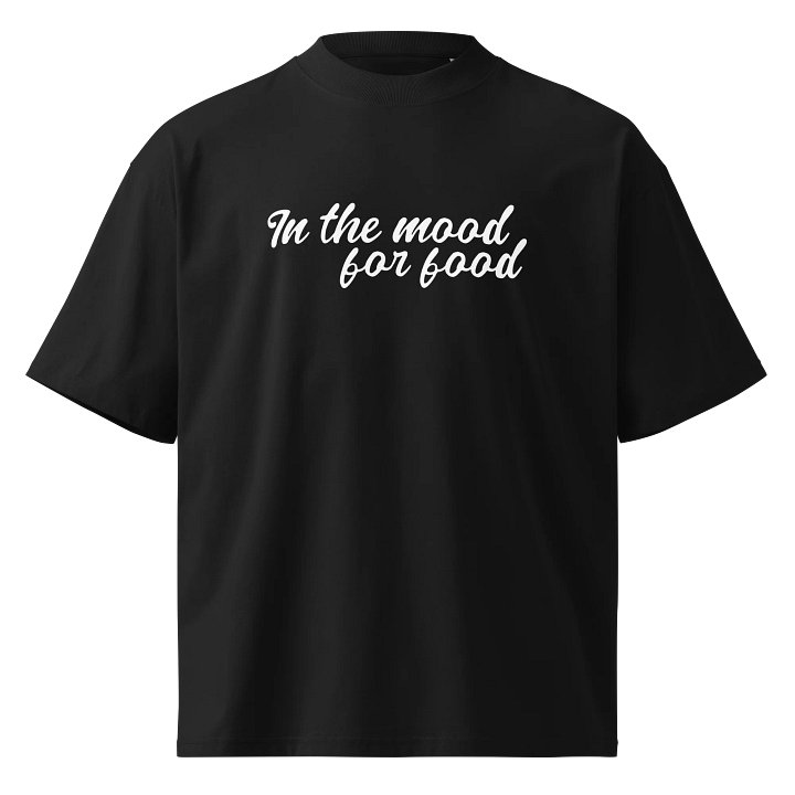 In The Mood For Food | Organic Oversized Tee – Mayo product image (1)