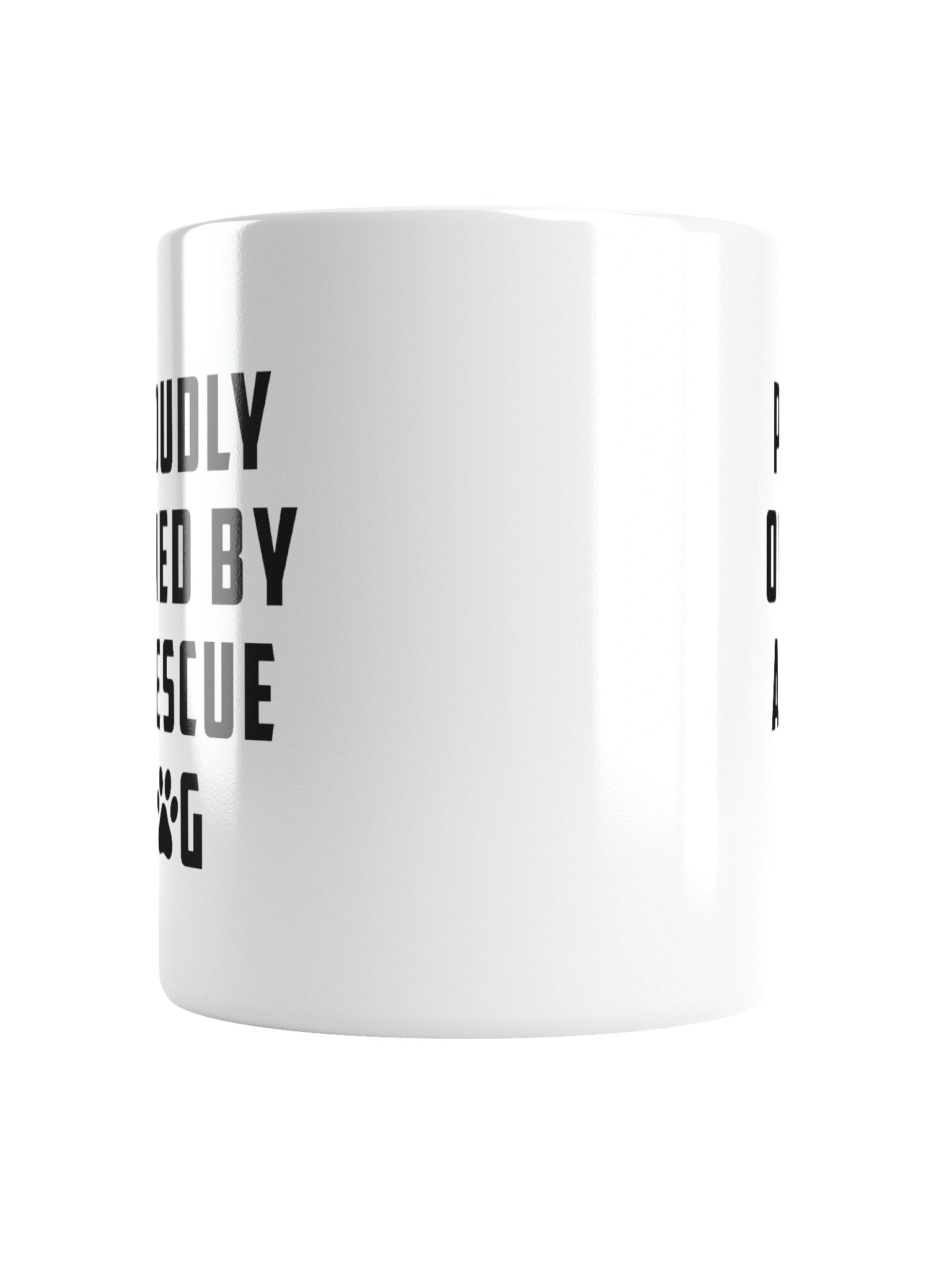 Proudly Owned By A Rescue Dog Mug Cup product image (17)