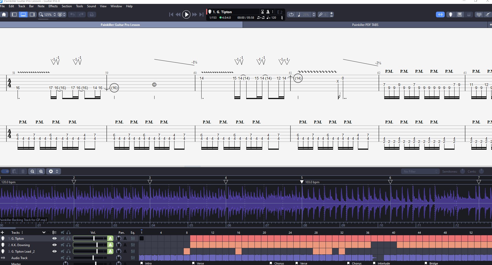 Painkiller PDF TAB + Backing Track MP3 product image (3)