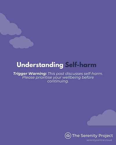 Self-harm is often misunderstood.

It is not a personality flaw.
It is not attention-seeking.
It is not weakness.

For many p...