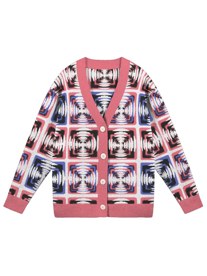 Swag Knit: Unisex Jacquard Cardigan product image (2)