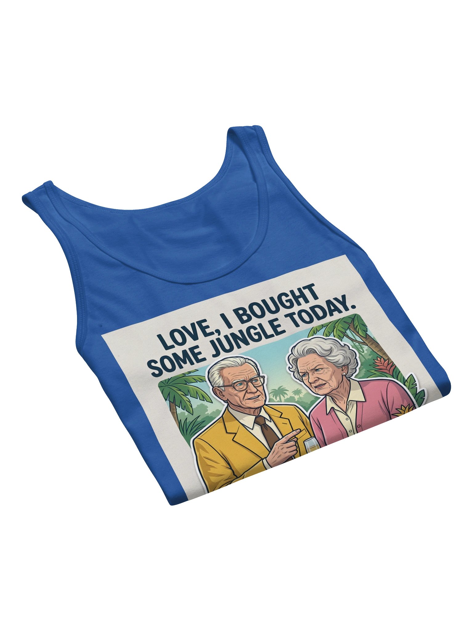 Love, I bought some jungle - tank top product image (31)