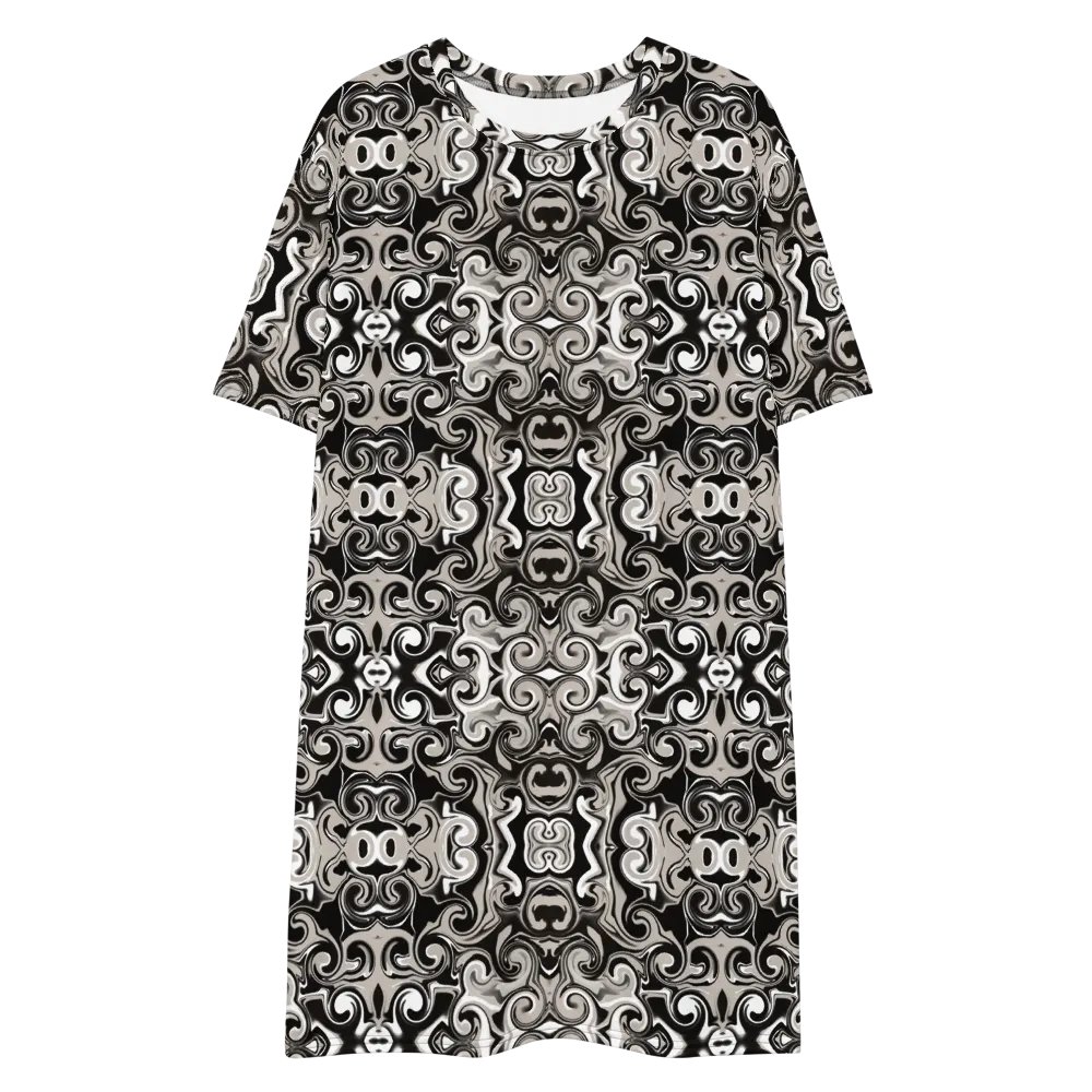 Baroque Swirls All-Over Print Dress product image (5)