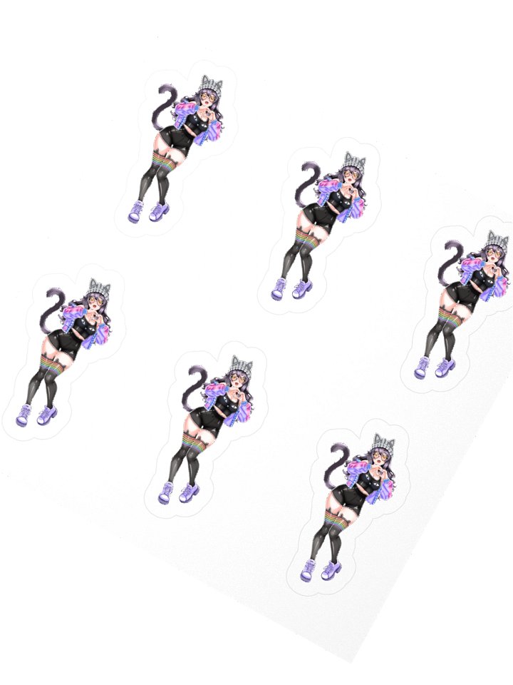 Hearts Stickers (White) product image (2)