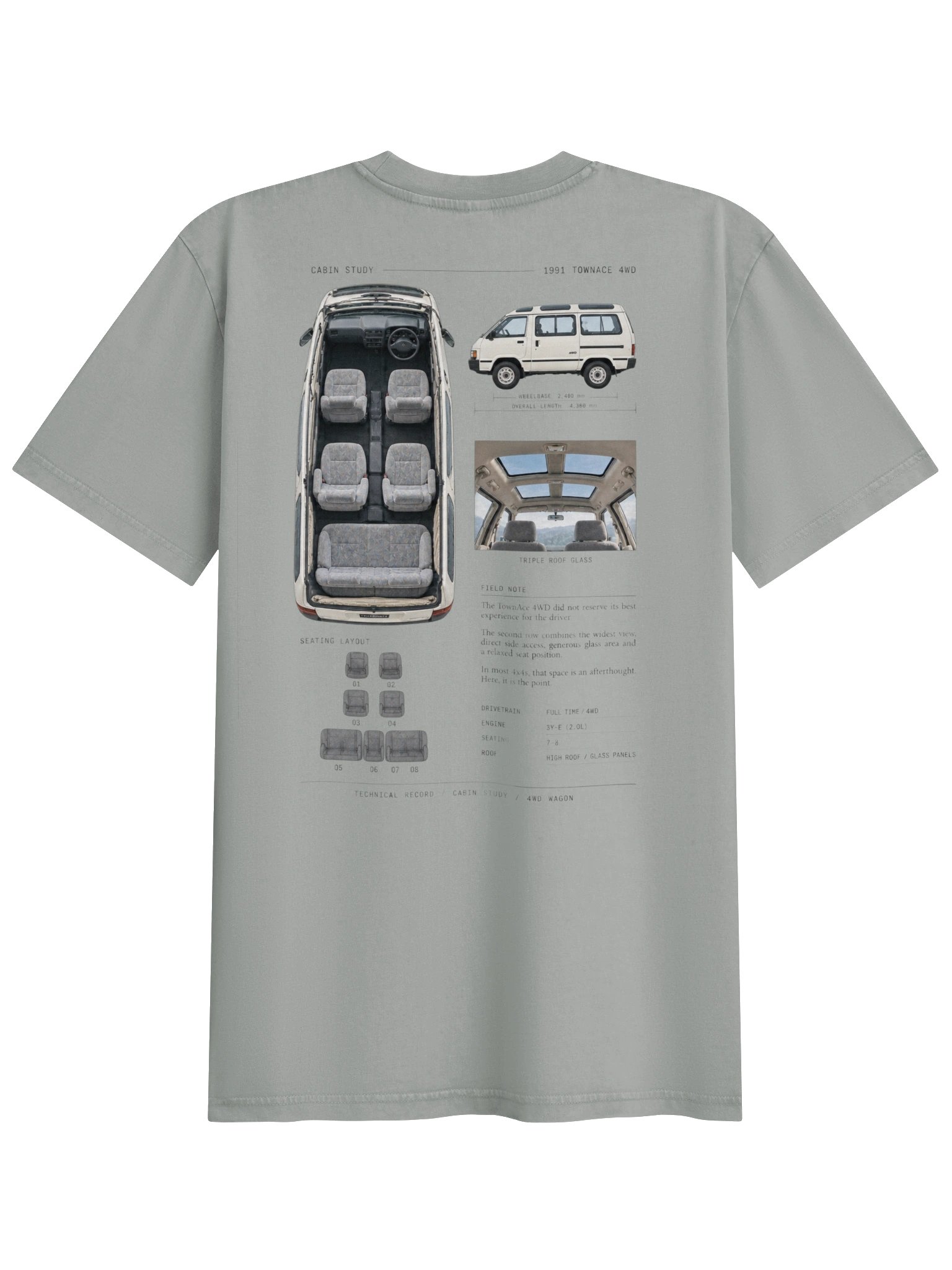1991 TownAce 4WD: Back seat's nicer product image (7)