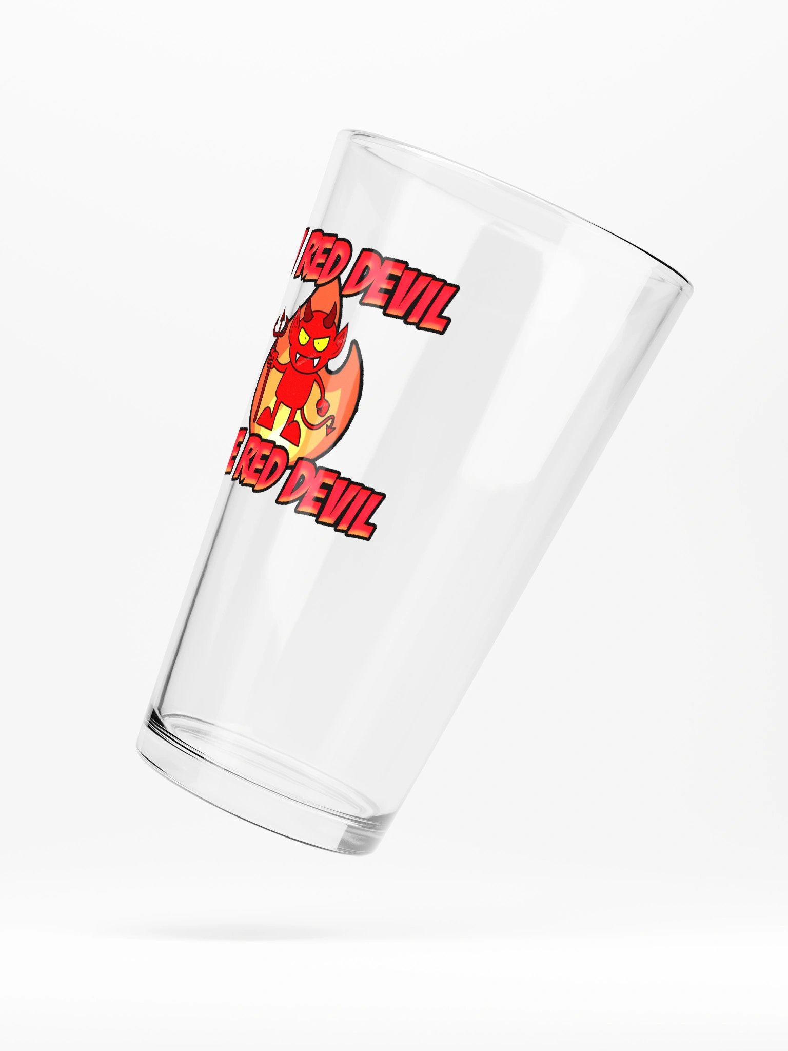Red Devil Pint Glass product image (5)