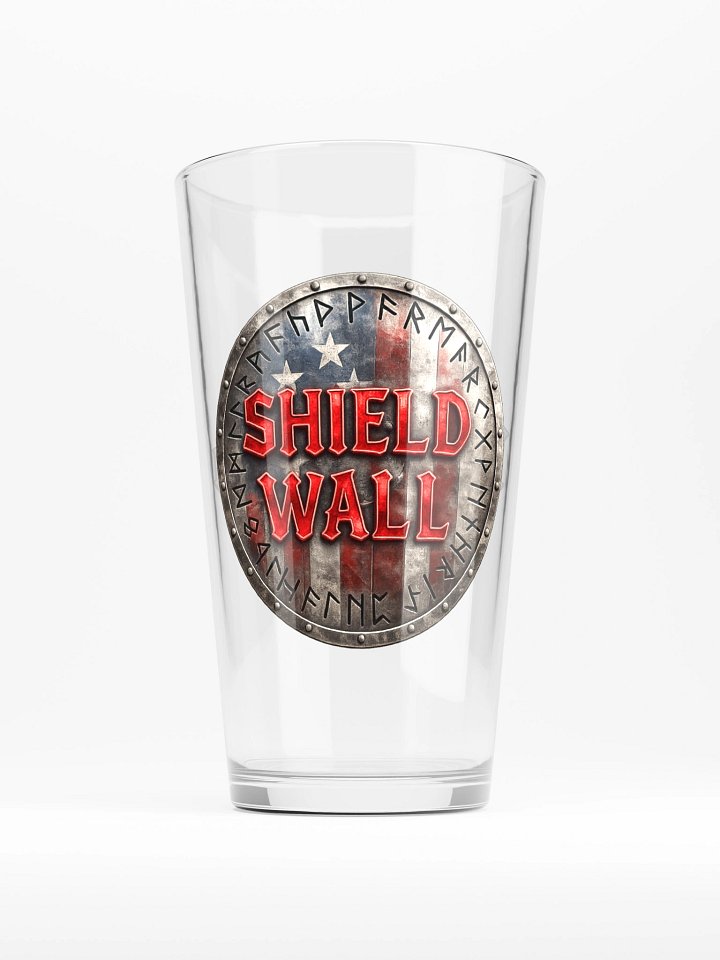 MistrixFreyja Shield Wall Pint Glass product image (1)