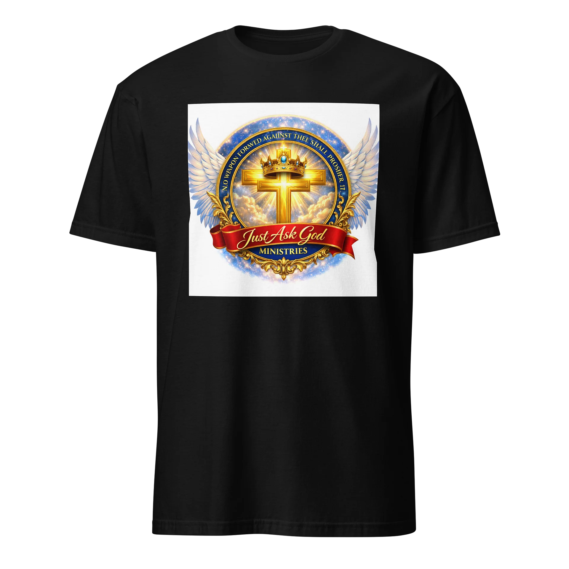 Just Ask God Ministries Winged Cross Tee product image (1)