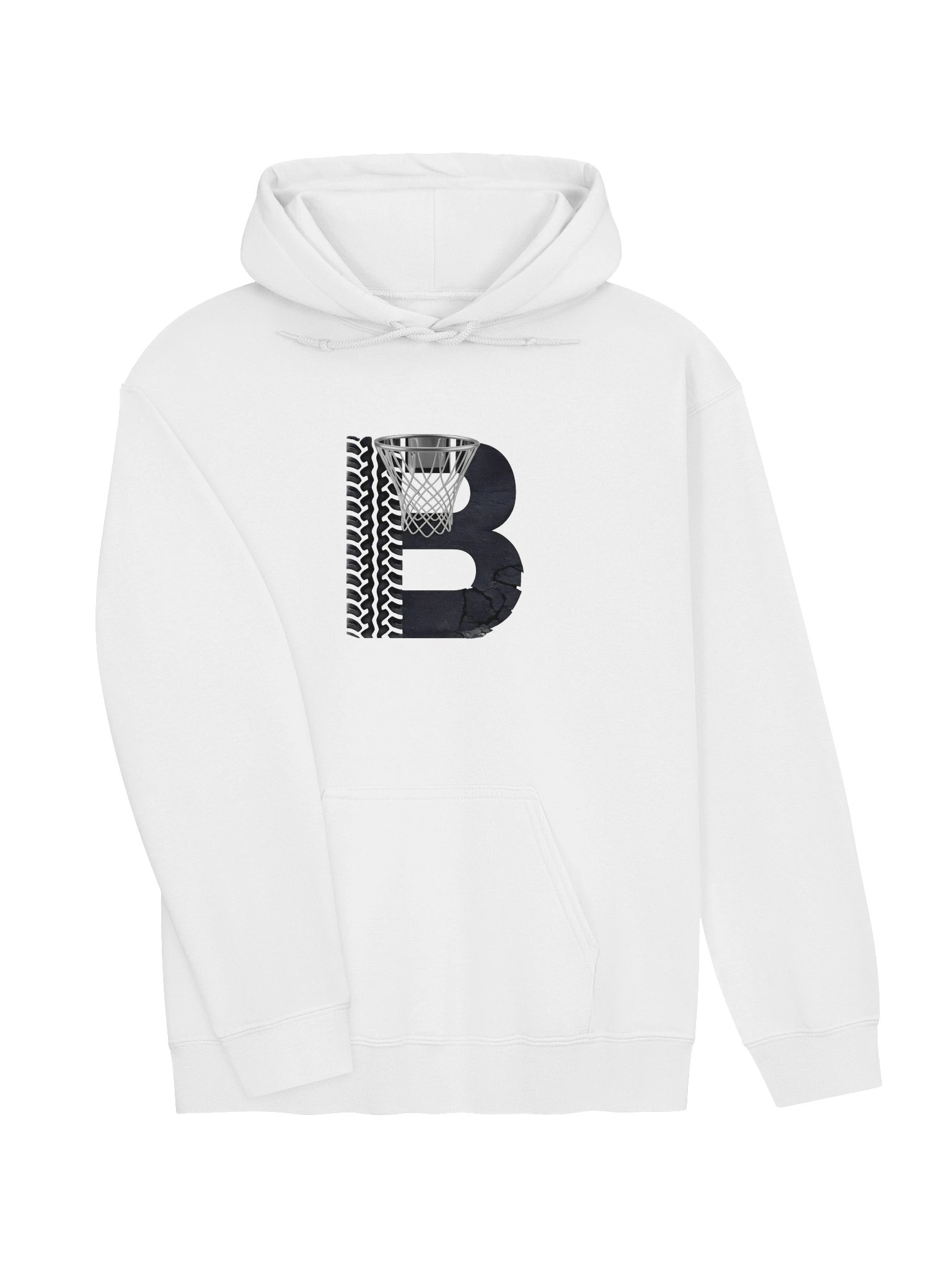 Blacktop Brand Basketball B Hoop Hoodie product image (3)