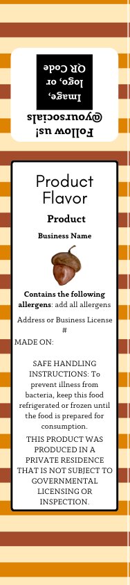 Nutty Harvest Label Template Bundle product image (2)
