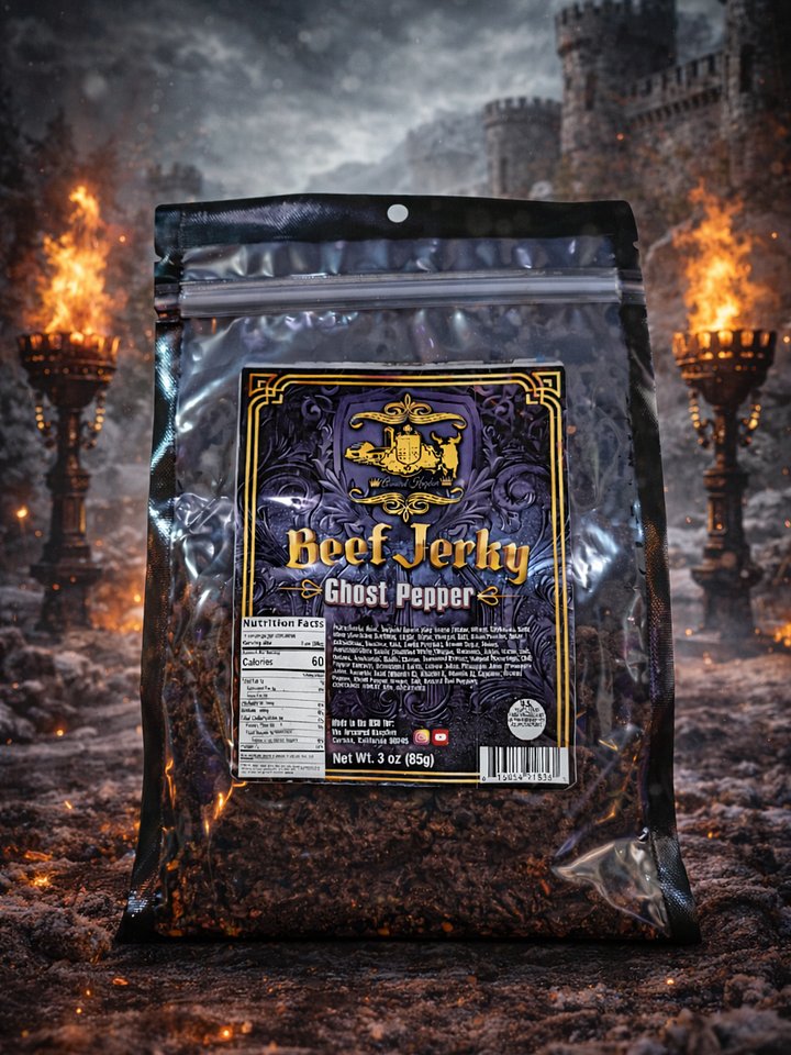 The Armored Kingdom 100% Grass Fed Ghost Pepper Jerky product image (1)
