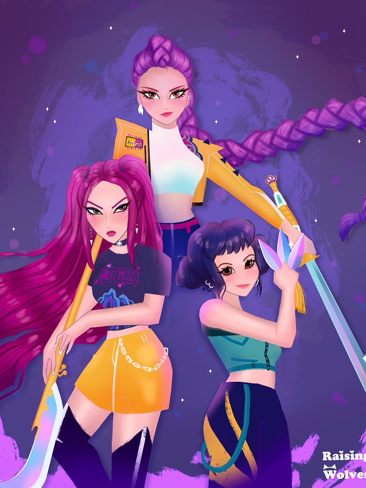 Demon Hunter Pop Stars Print product image (1)