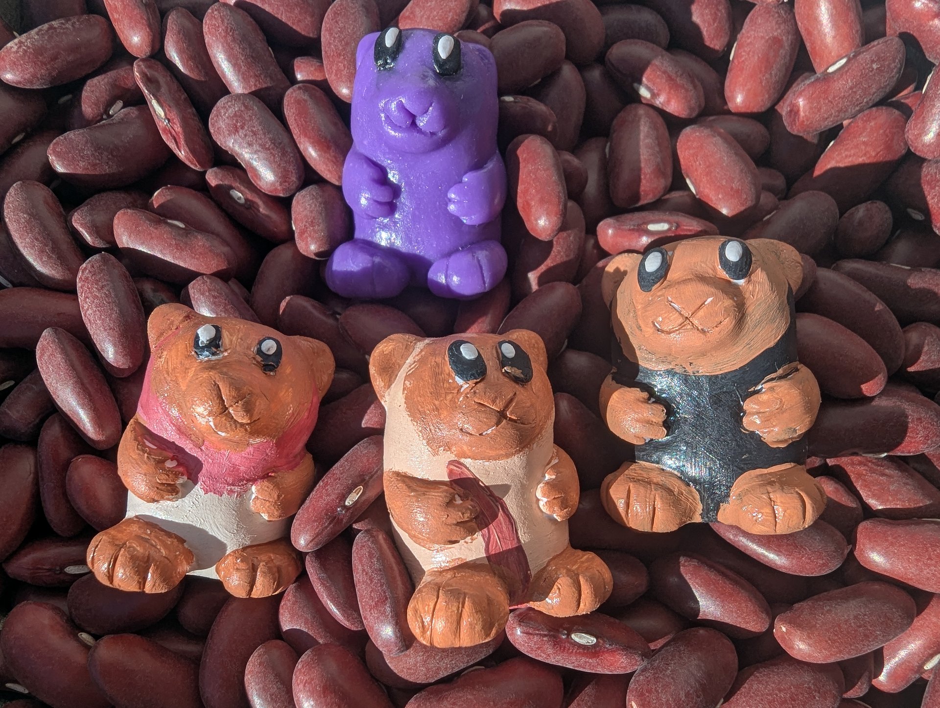 Bear Beans First Set!! Arizona Beans Blind Bag & Choice Pick Handmade Figurines product image (10)