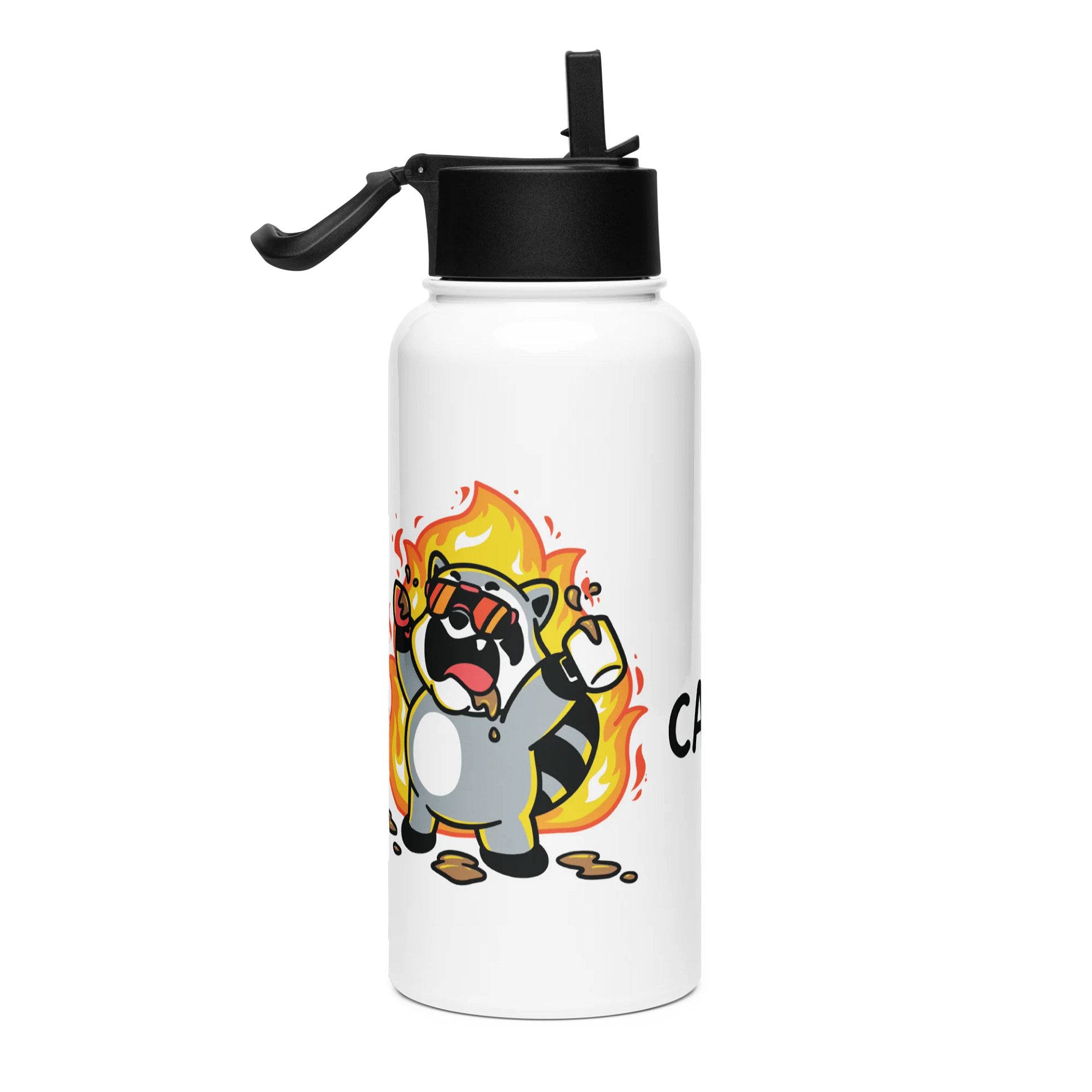 Caffeine & Rage Water Bottle product image (1)