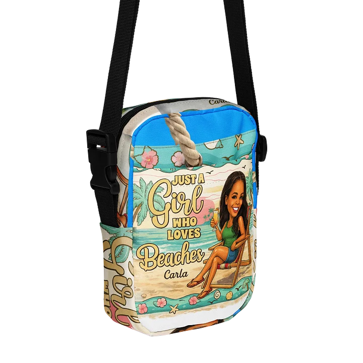 Just a Girl Who Loves Beaches Crossbody Bag product image (1)