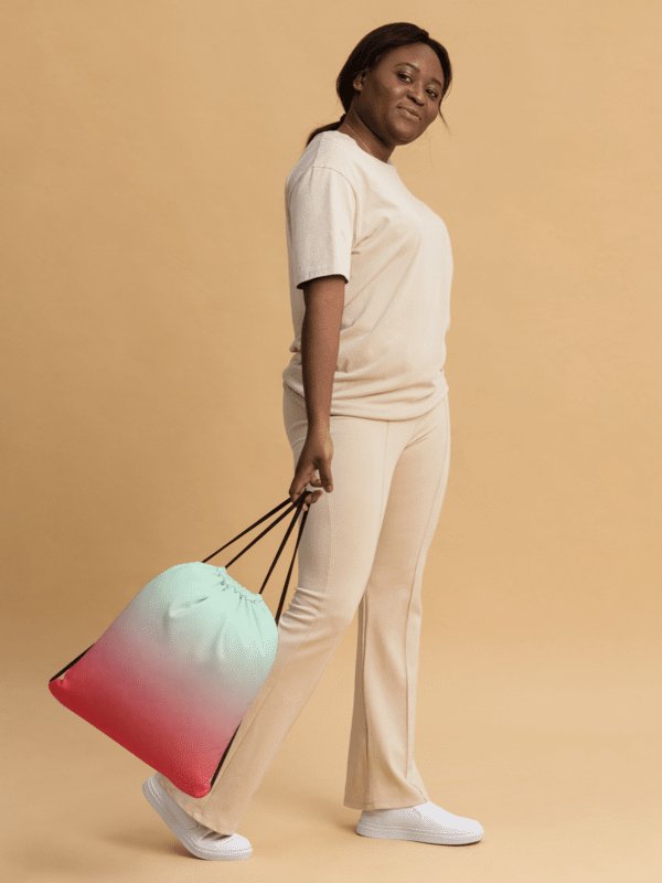 Zenith Zigzag Drawstring Backpack product image (1)
