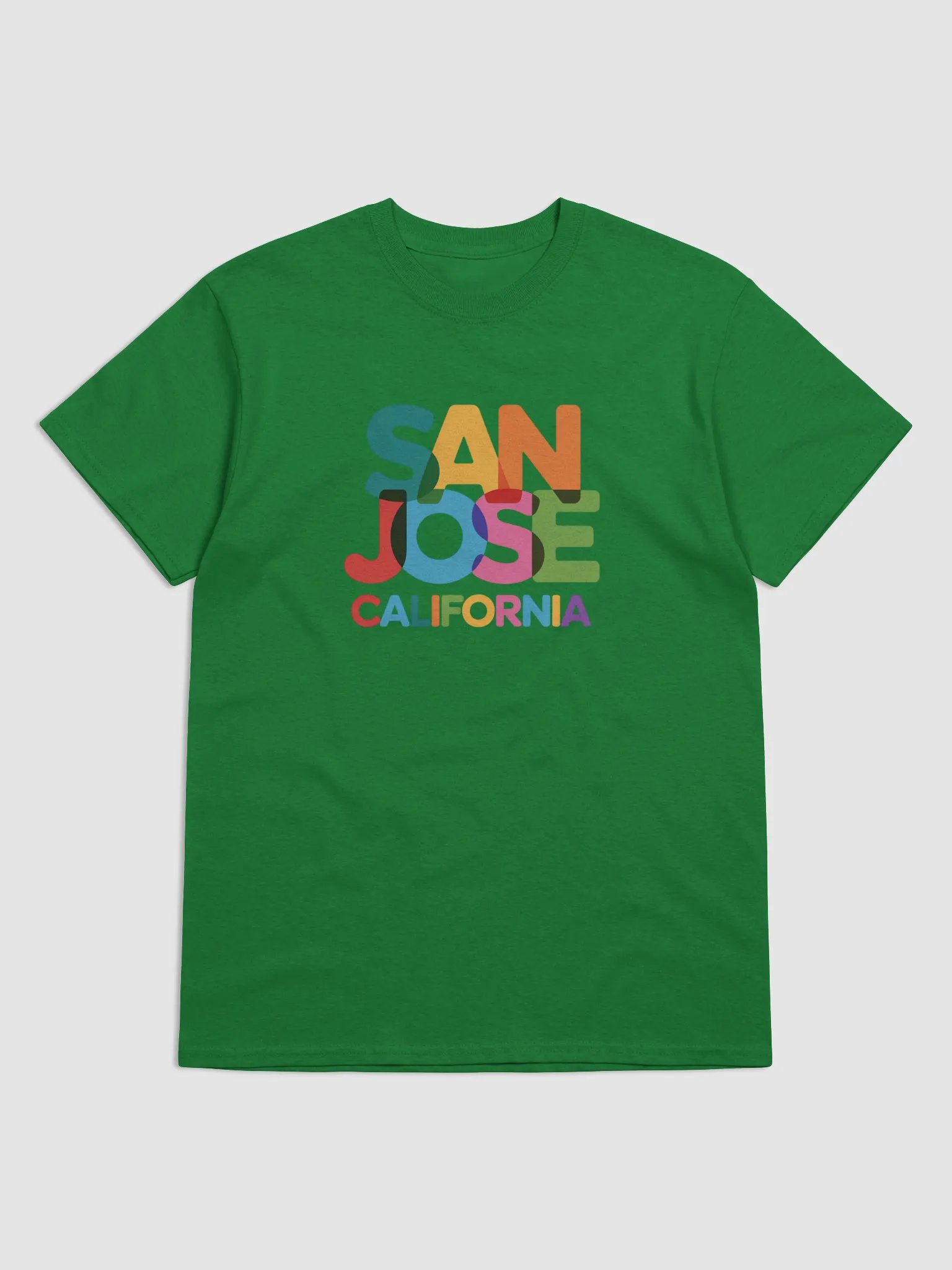 Vibrant San Jose California T-Shirt product image (9)