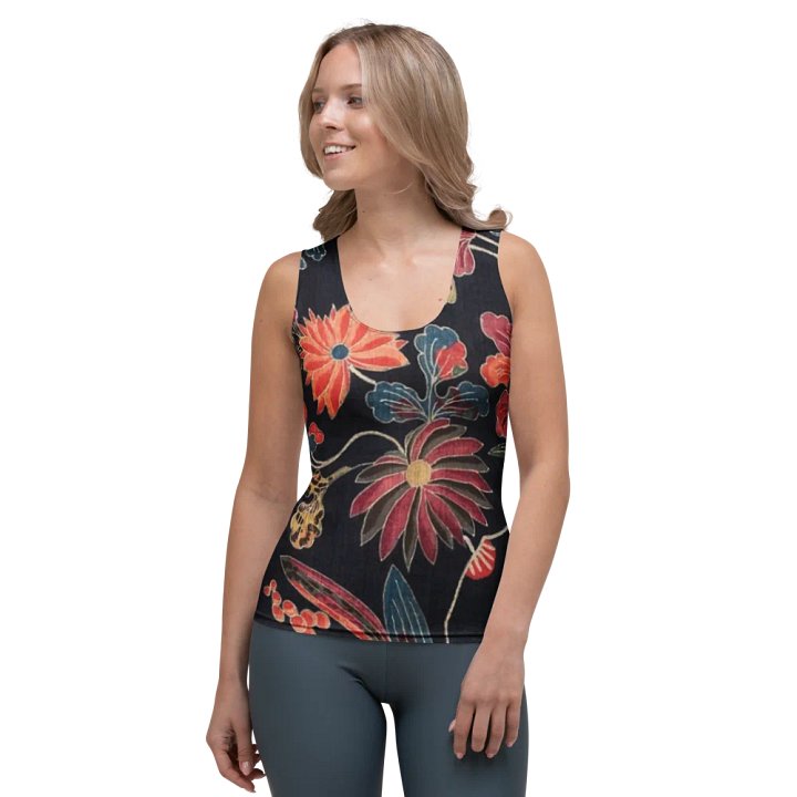 Red Flowers Tank Top product image (1)
