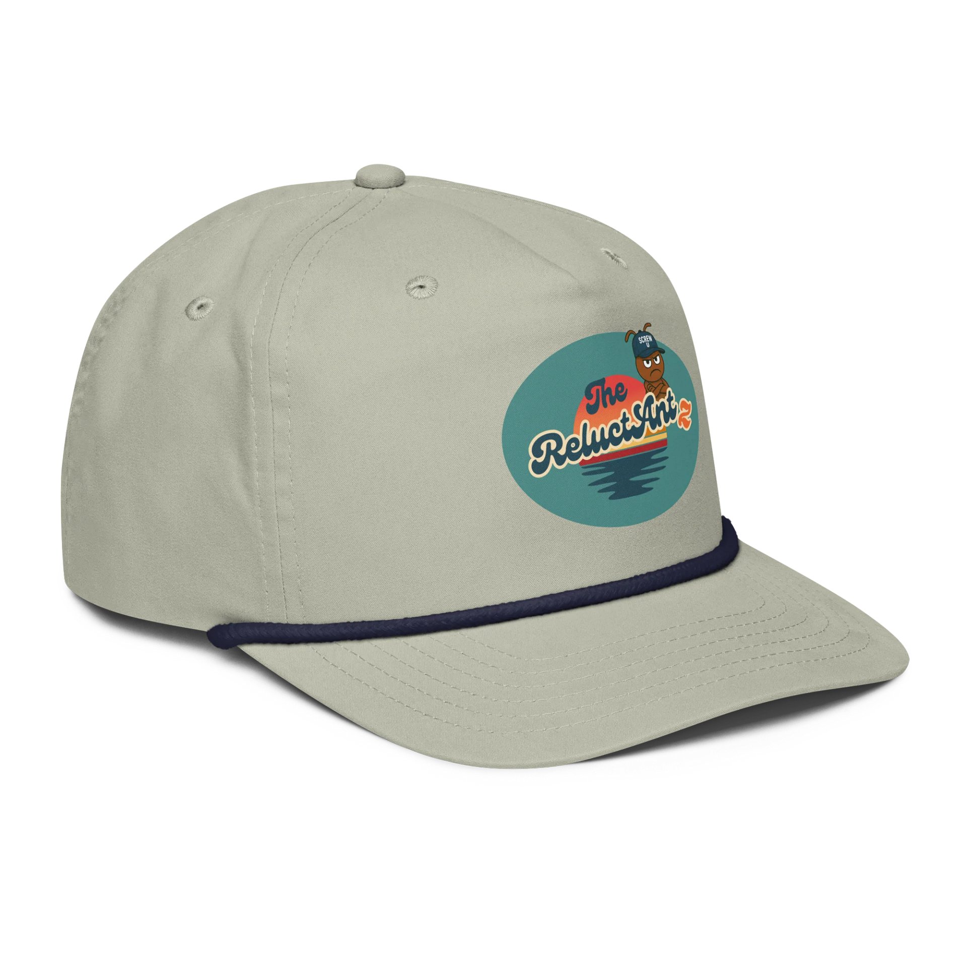 Screw U Hat by The ReluctAntz – Light Gray Golf Rope Cap product image (4)