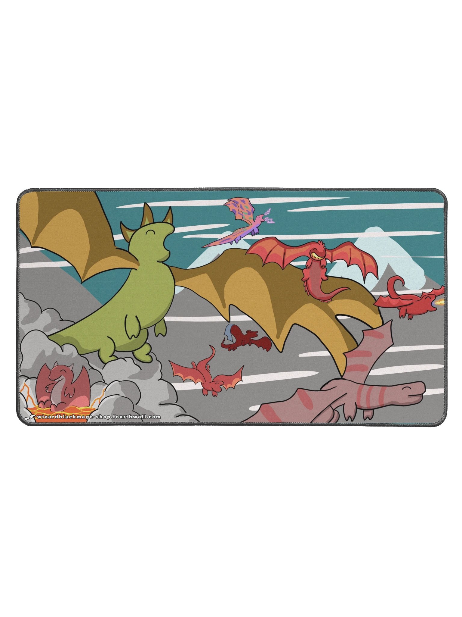 Cute Dragon Commander Deck Playmat product image (1)