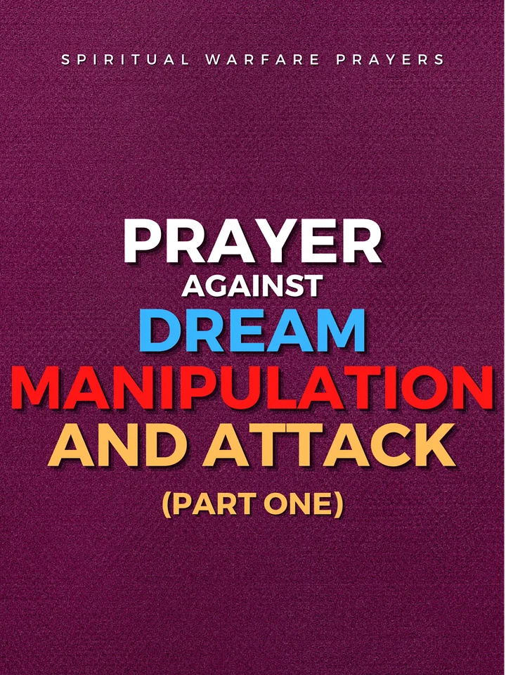 Prayer Against Dream Manipulation Part 1 product image (1)