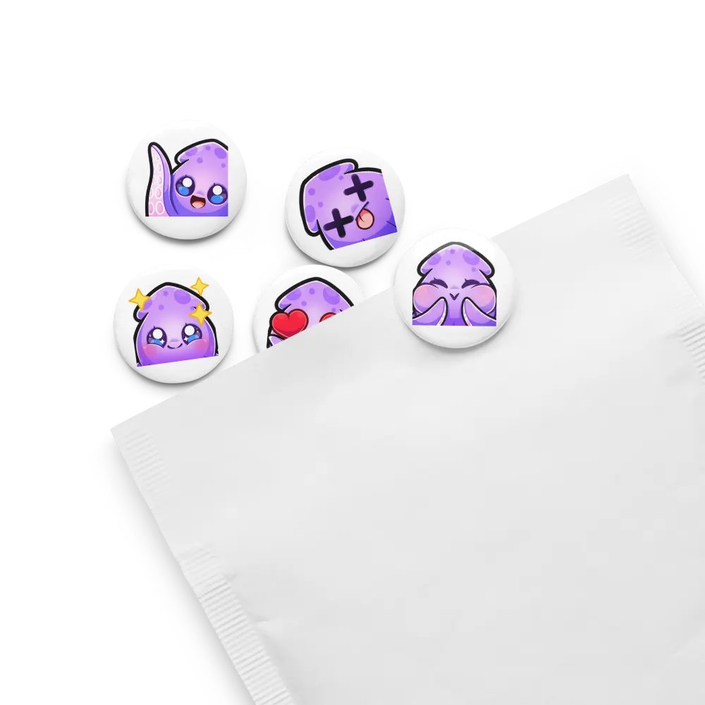 Squid Emote Pin Set [1] product image (4)