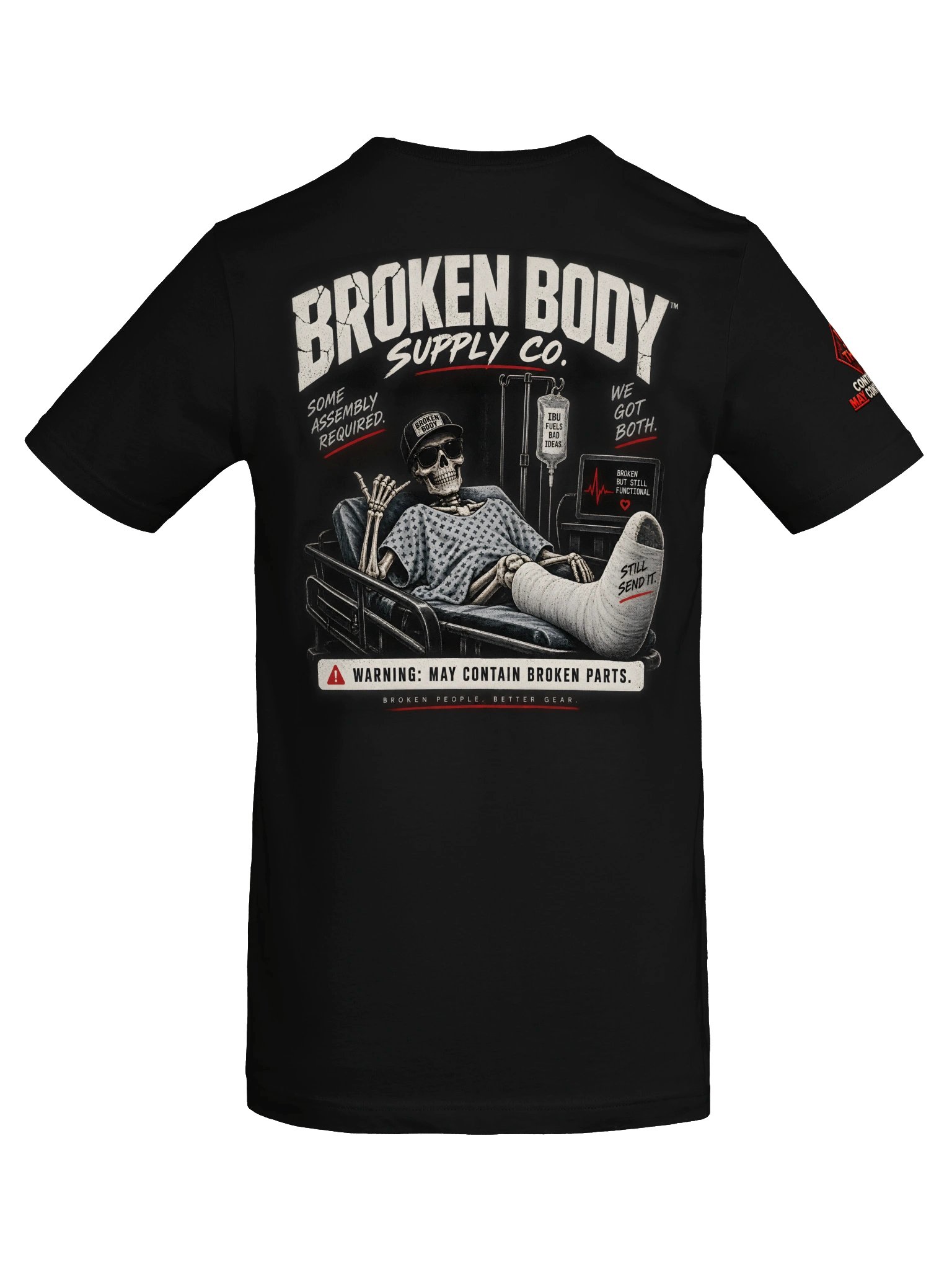 BROKEN BODY™ — MAY CONTAIN BROKEN PARTS — T-SHIRT product image (6)