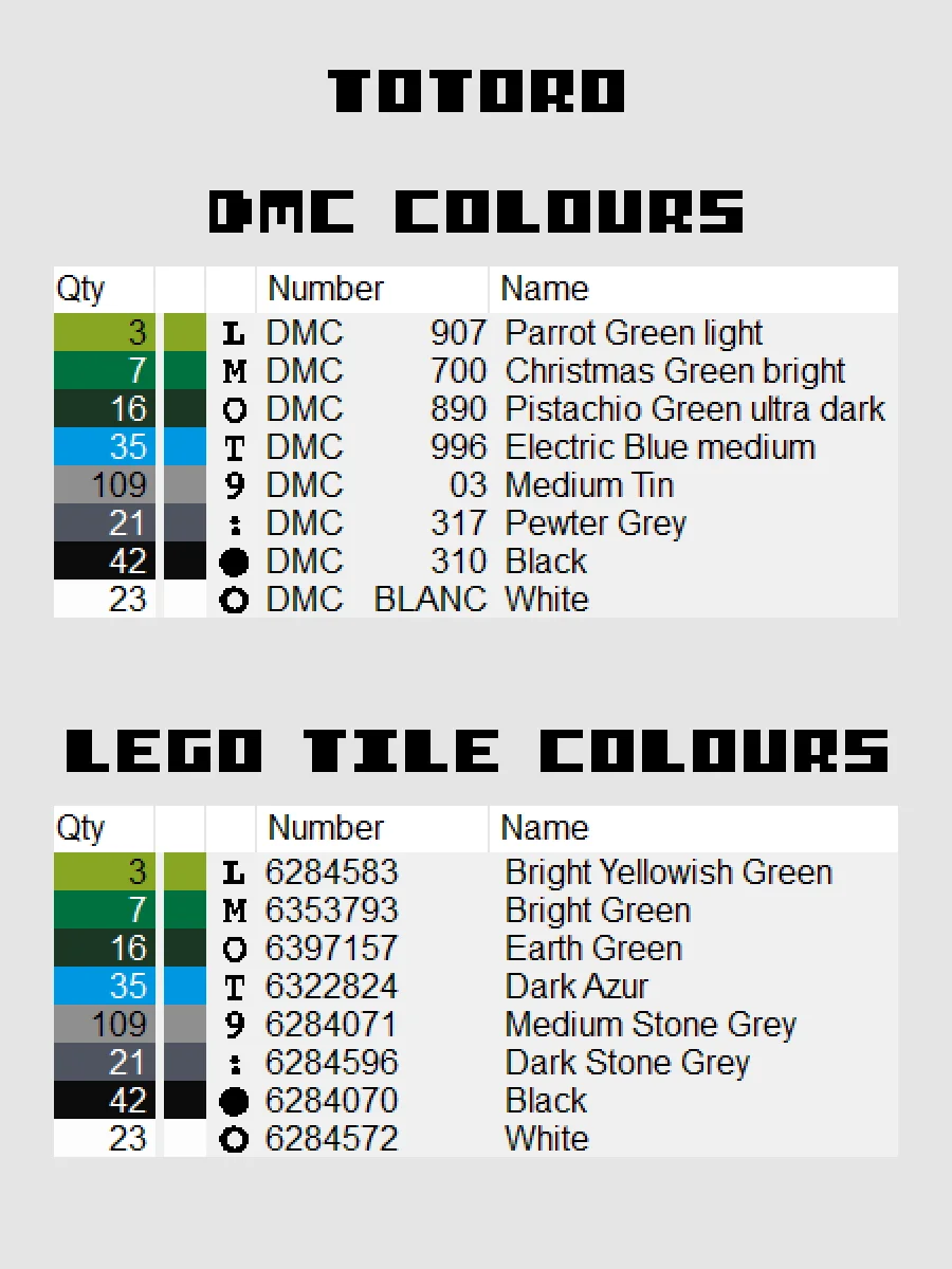 Totoro Pixel Art product image (4)