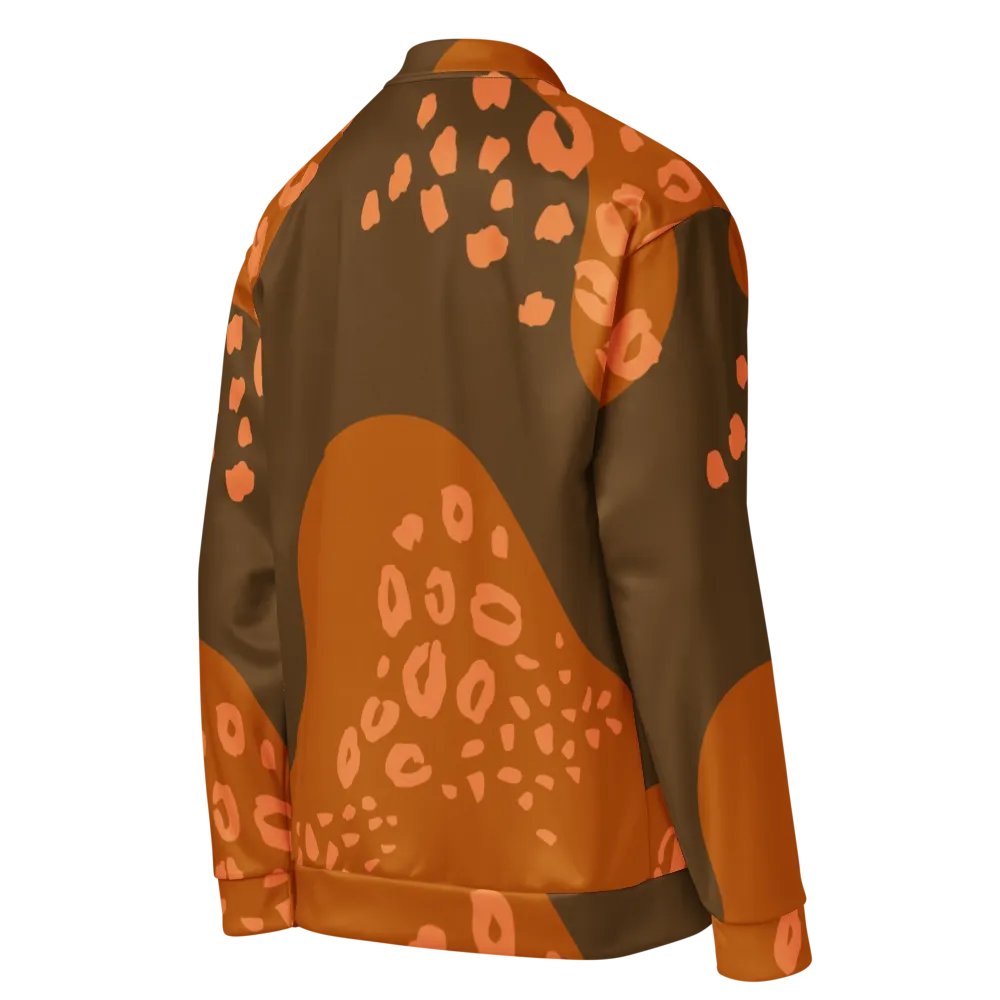 Orange Wild Blend All-Over Bomber Jacket product image (9)