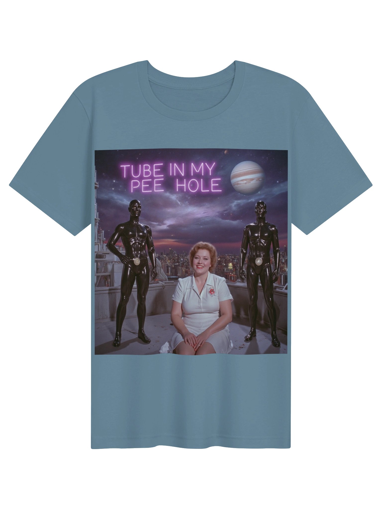 TUBE IN MY PEE HOLE | Bella+Canvas Unisex Supersoft T-Shirt product image (21)