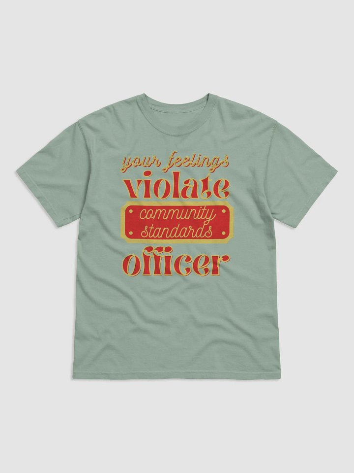 YOUR FEELINGS VIOLATE COMMUNITY STANDARDS OFFICER product image (3)