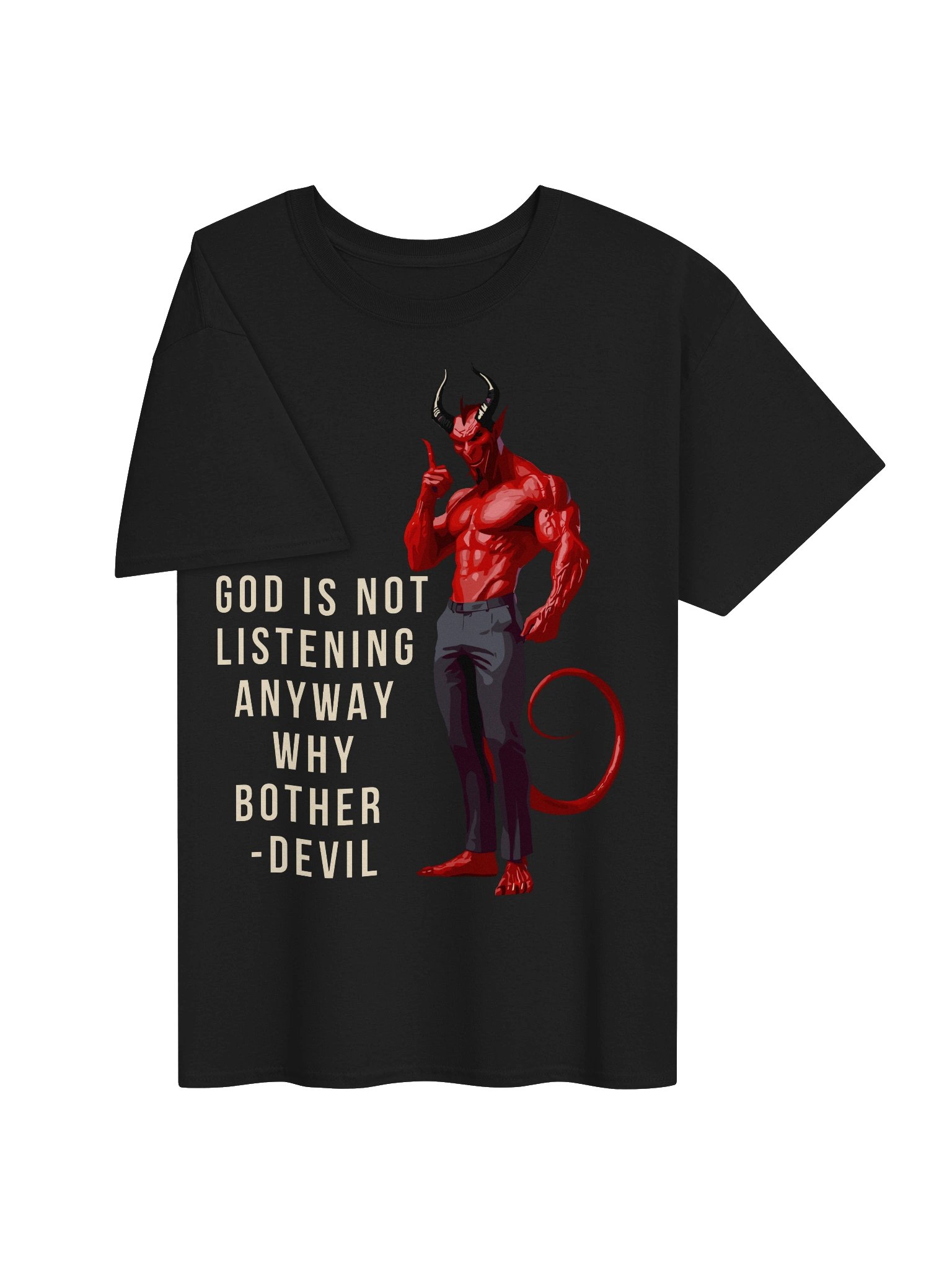 Devil Says Why Bother Tee product image (3)