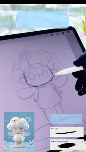 Can a simple drawing feel more alive than an AI render?
In this video, I take an AI-generated character and redraw it complet...