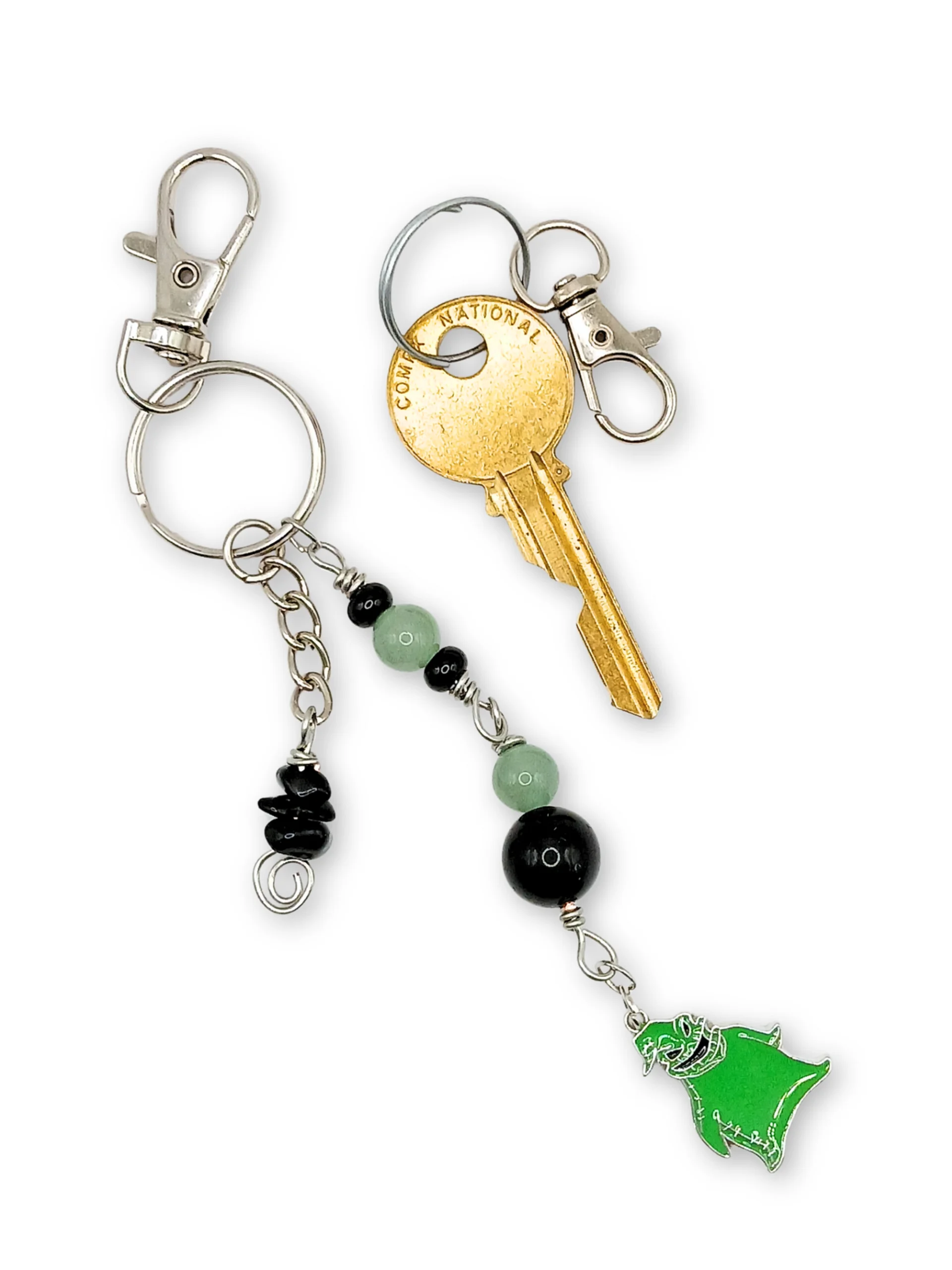 Handmade Bag Charm ft. Boogie Man, Halloween & Christmas, Keychain, Purse Accessory product image (3)
