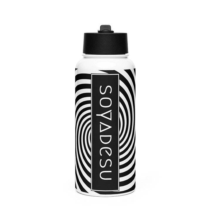 water bottle w/ straw product image (1)
