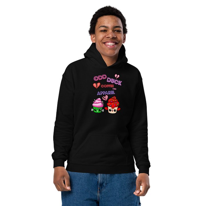 Odd Duck Cupcake Youth Hoodie product image (5)