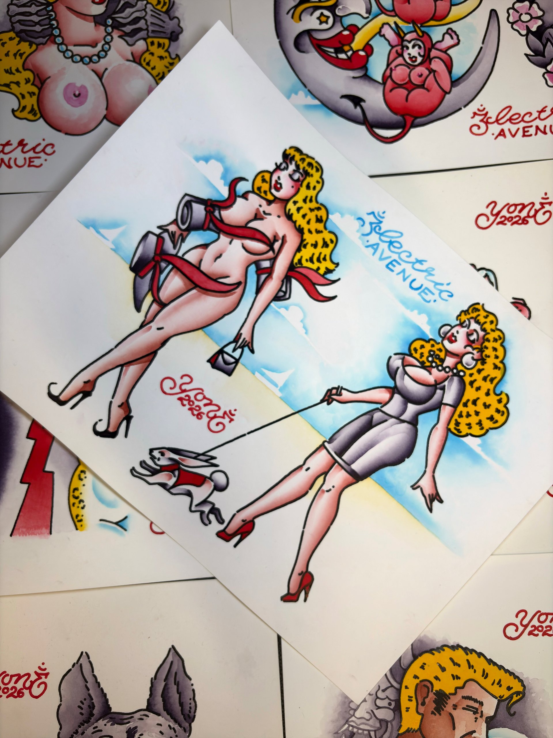 the blondes #6 11x14 print product image (1)
