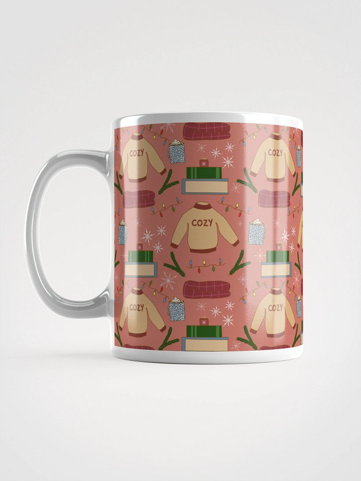 Cozy Winter Pattern Mug in Red product image (2)