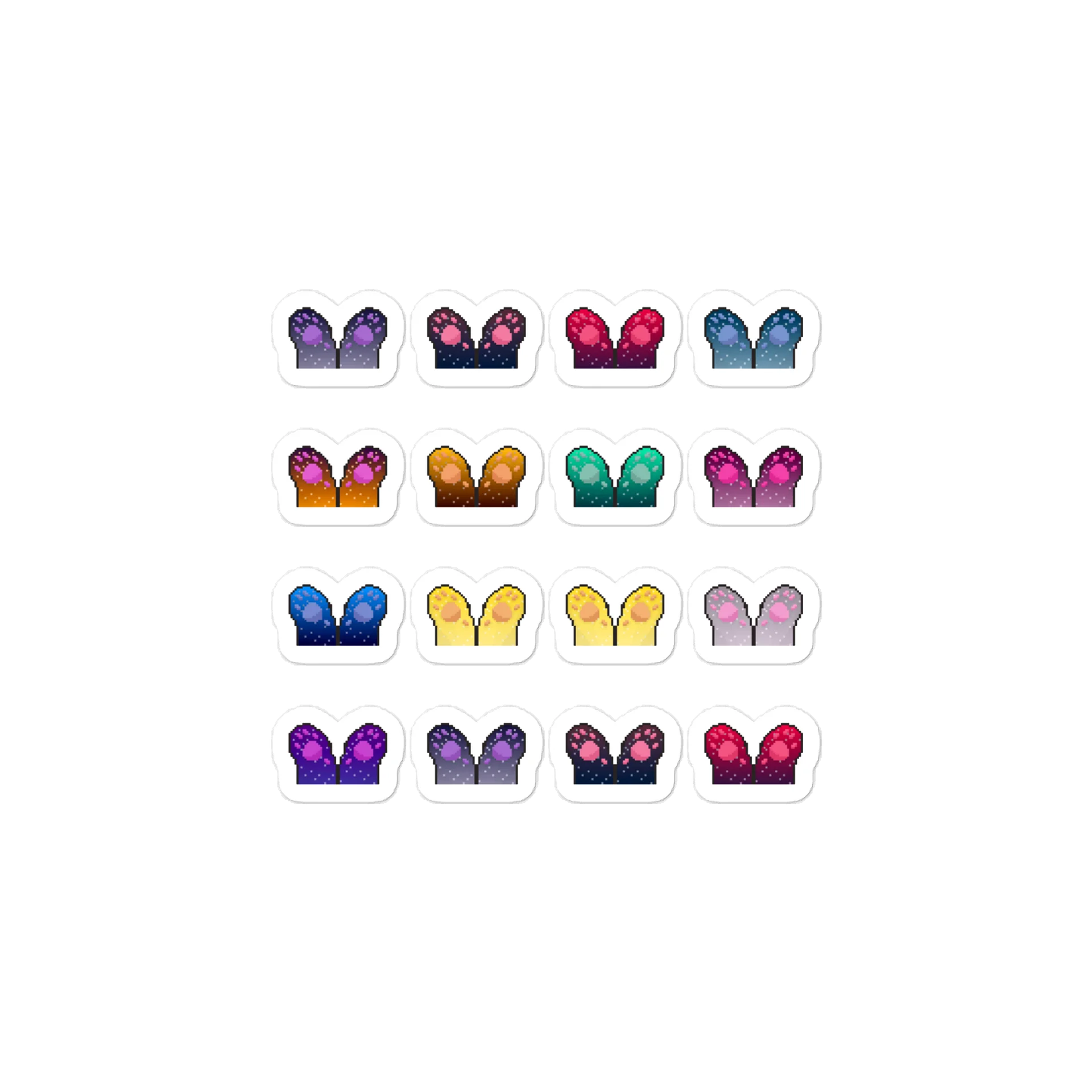 Novavoid Cosmic Cat Paw Sticker Set product image (1)