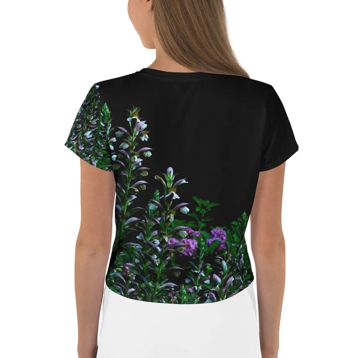 Crop top - Flower contrast product image (2)
