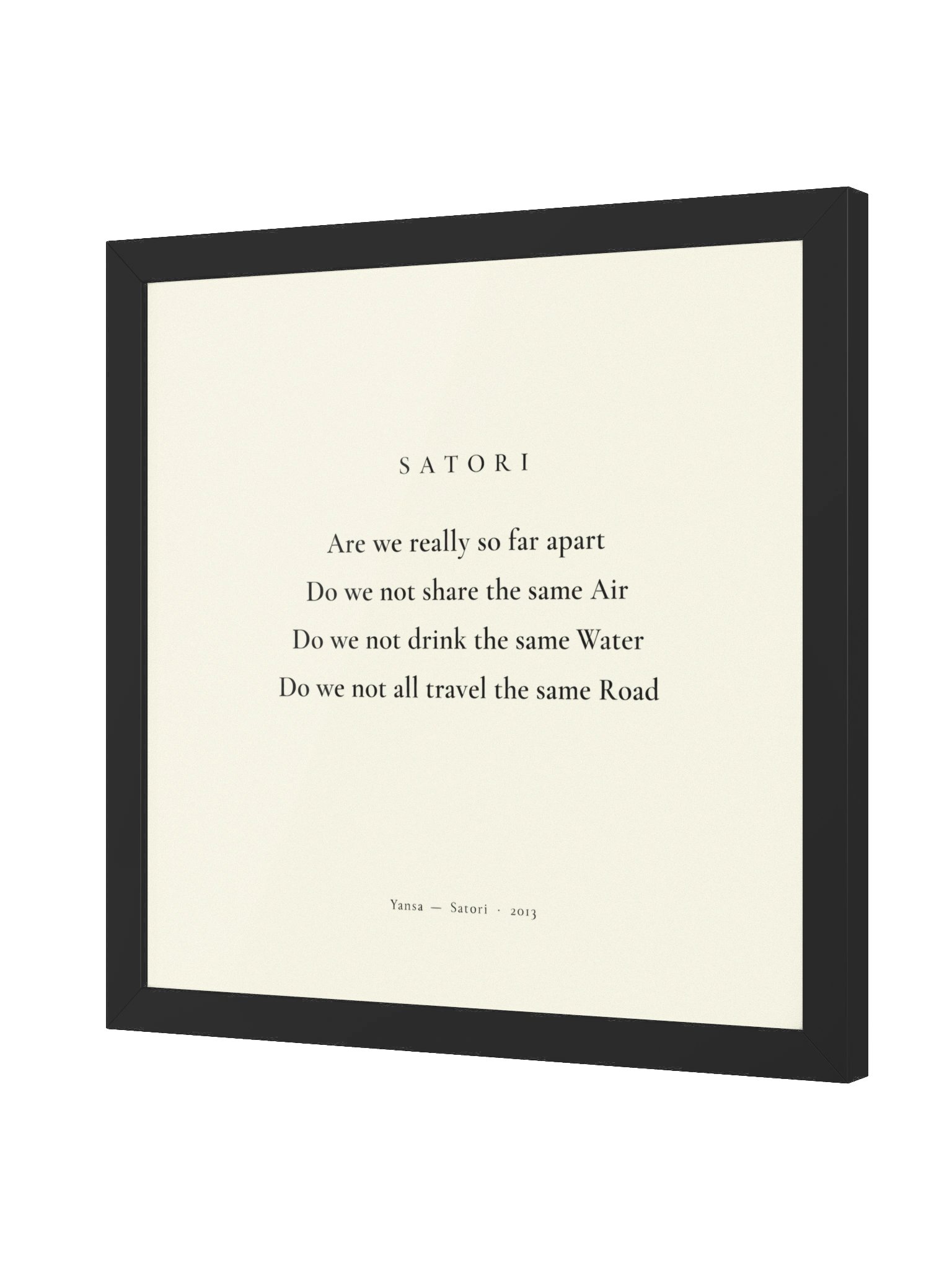 SATORI — Are We Really So Far Apart product image (2)