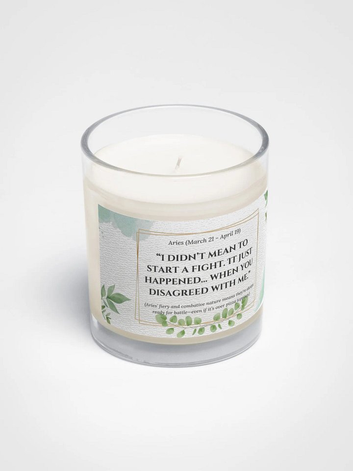 Aries - Zodiac Candles product image (2)
