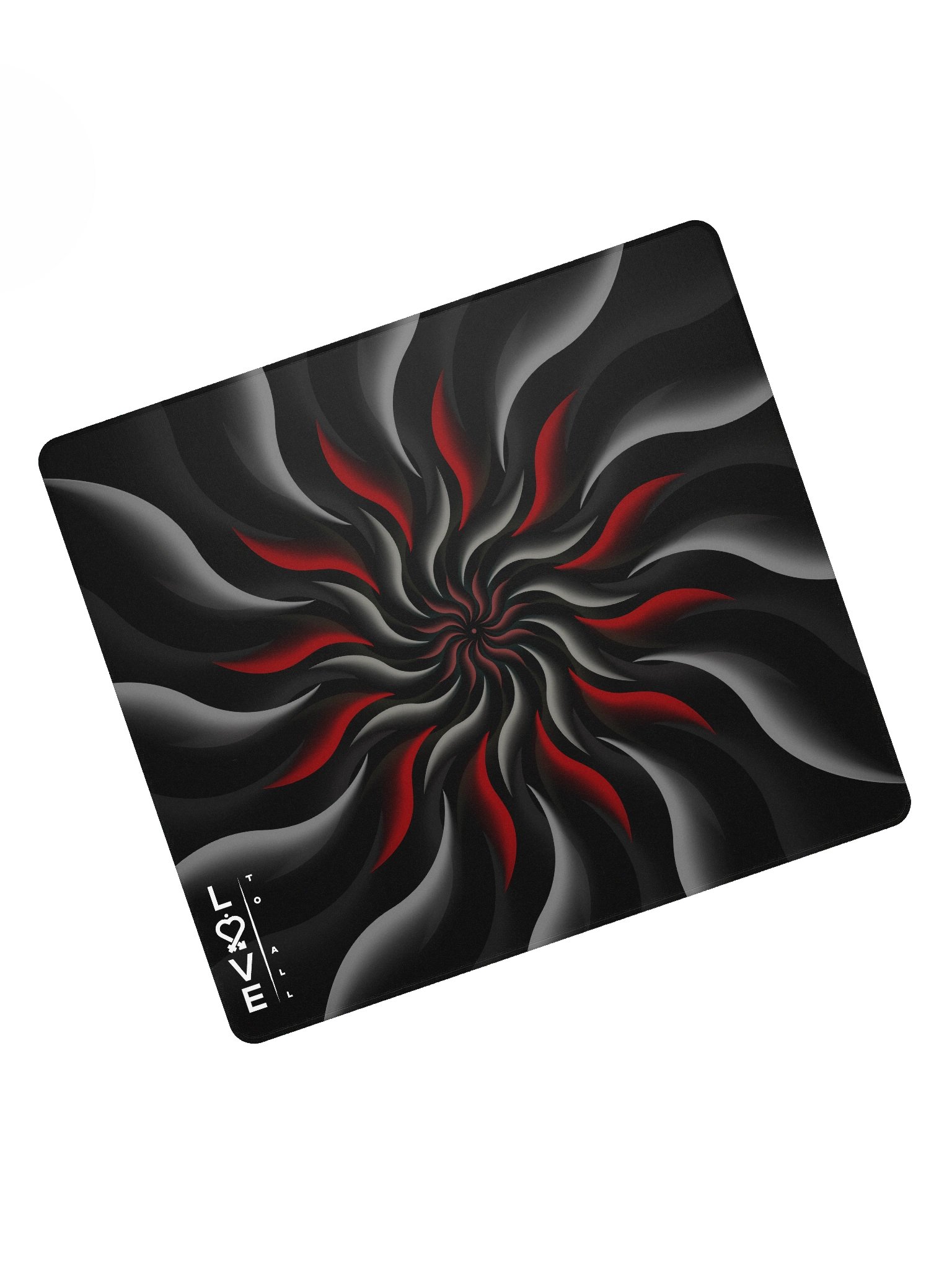 Red Mandala Large Mousepad product image (8)