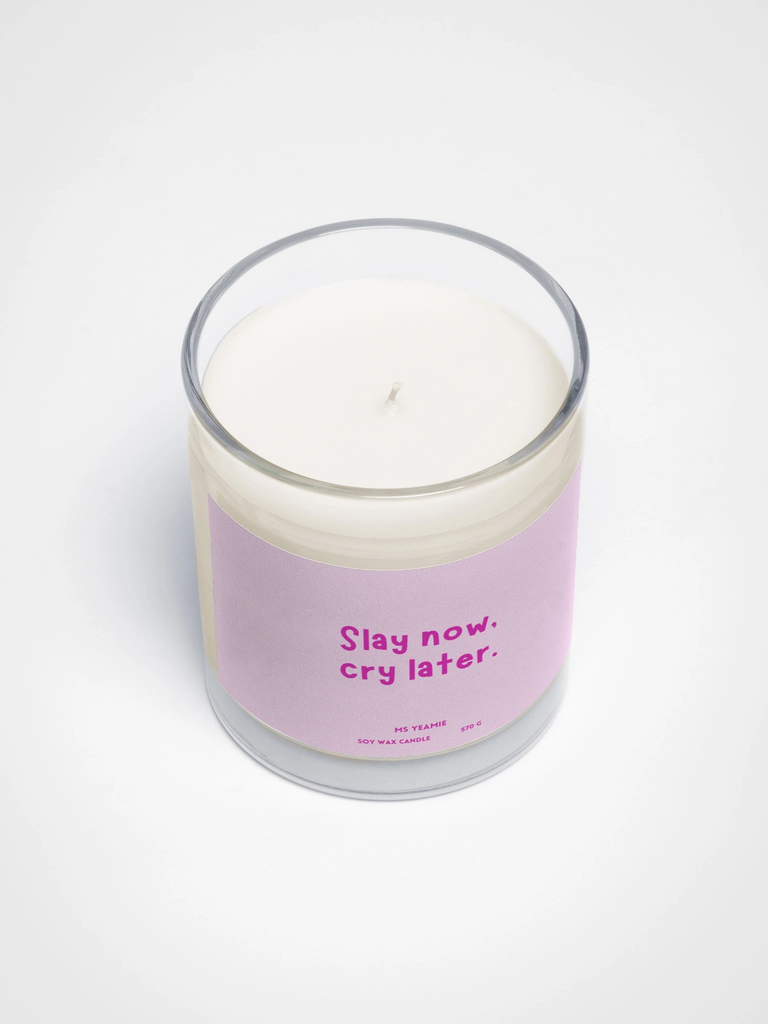 Slay Now, Cry Later Soy Wax Candle product image (3)